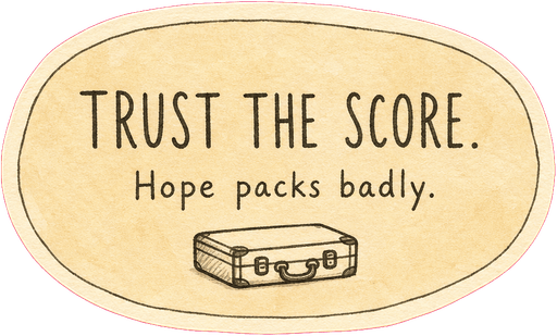 Trust the score. Hope packs badly.